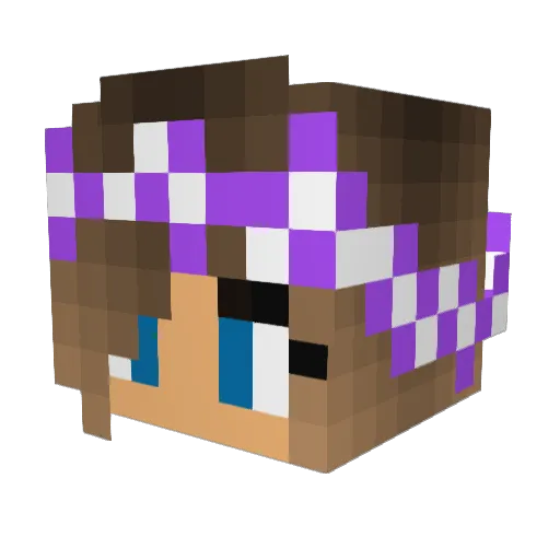 Wildspark04 Minecraft avatar head, 3D render
