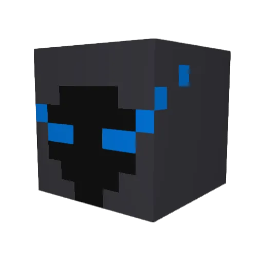 Wildwolfsid Minecraft avatar head, 3D render