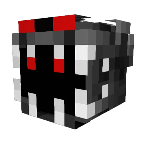 Wiley__Coyote Minecraft avatar head, 3D render