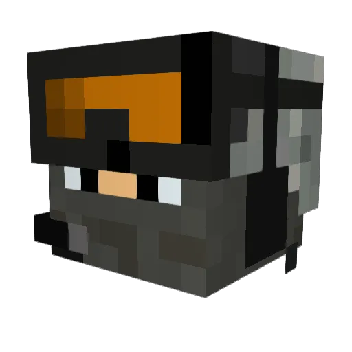 Wileyyyy Minecraft avatar head, 3D render