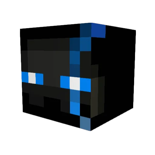 Wilf09 Minecraft avatar head, 3D render