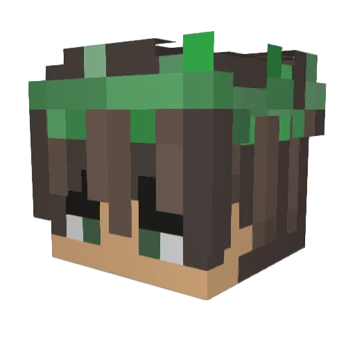 Wilfoy Minecraft avatar head, 3D render
