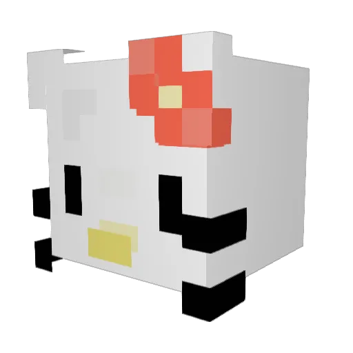 Wilhelmet Minecraft avatar head, 3D render