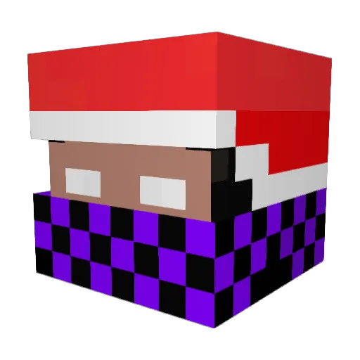 Wilhund Minecraft avatar head, 3D render