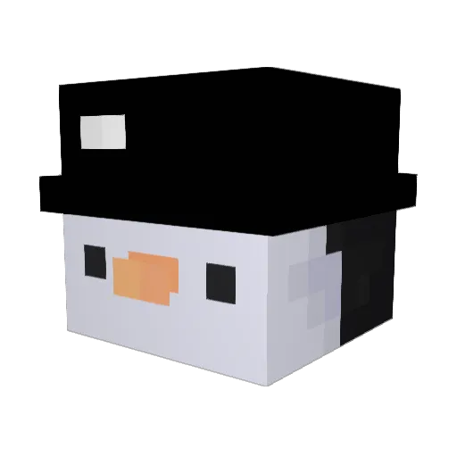 WiliamPRZ Minecraft avatar head, 3D render