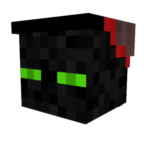 Wilifo Minecraft avatar head, 3D render