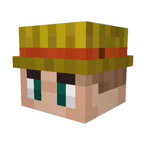 Wilify Minecraft avatar head, 3D render