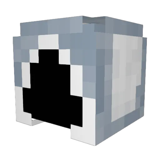 Wilk723 Minecraft avatar head, 3D render
