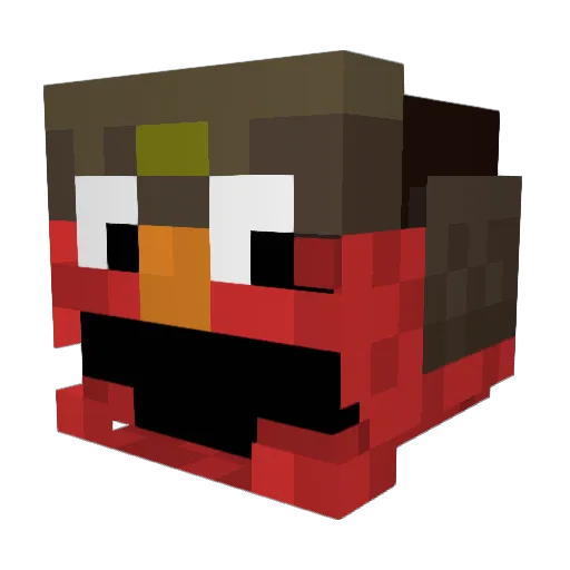 WilkinsonJustin Minecraft avatar head, 3D render