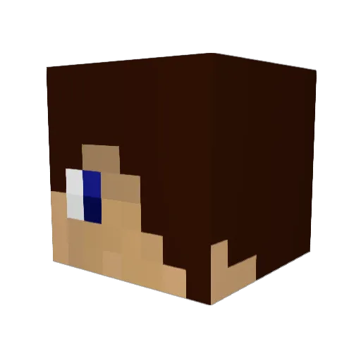 Will130 Minecraft avatar head, 3D render