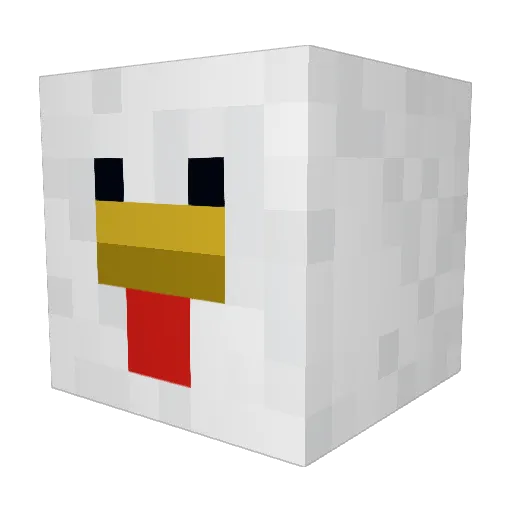 Will33TK Minecraft avatar head, 3D render