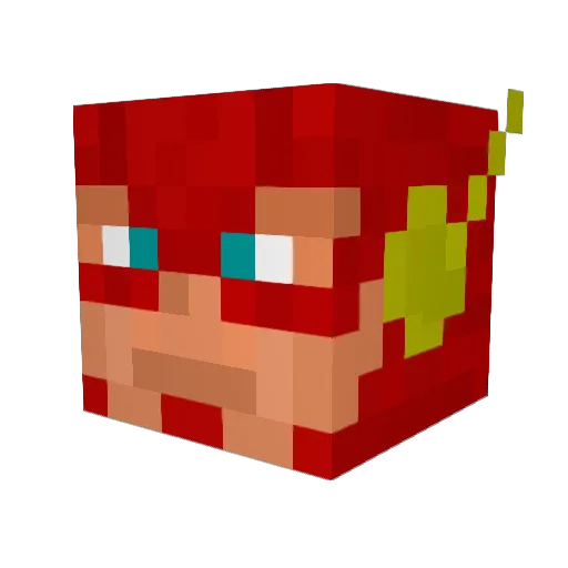 WillBAnders Minecraft avatar head, 3D render