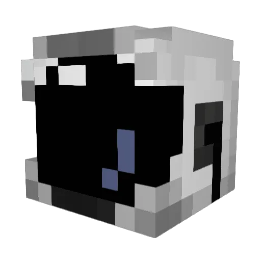 WillCags Minecraft avatar head, 3D render