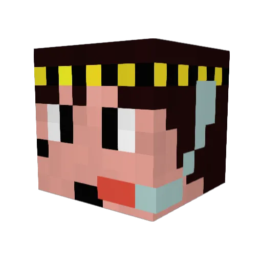 WillDanyel Minecraft avatar head, 3D render