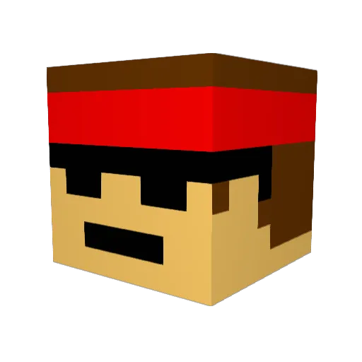 WillDavies97 Minecraft avatar head, 3D render