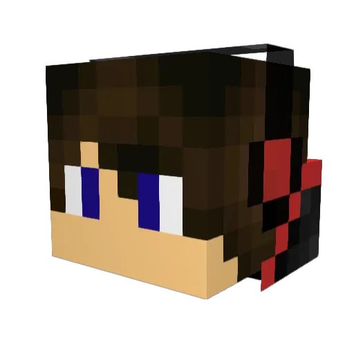 WillEarle2000 Minecraft avatar head, 3D render