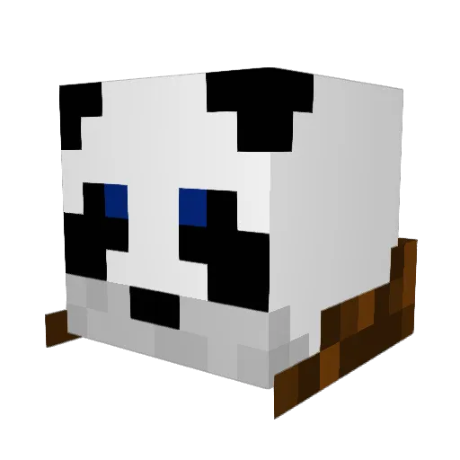 WillIDid Minecraft avatar head, 3D render
