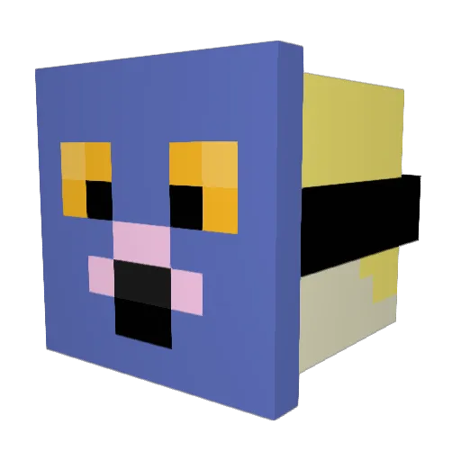 WillIsPigeon Minecraft avatar head, 3D render
