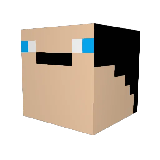 WillMcus8 Minecraft avatar head, 3D render