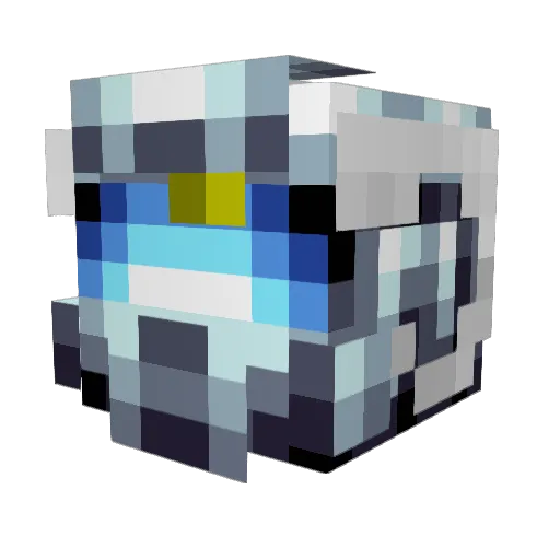 WillMiner7 Minecraft avatar head, 3D render
