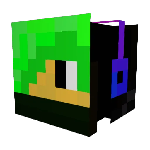WillOllie Minecraft avatar head, 3D render