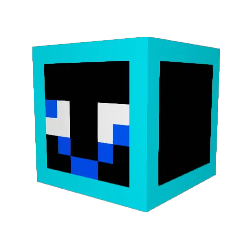 WillSanderson Minecraft avatar head, 3D render
