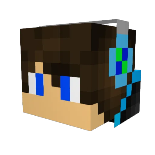 WillShone24 Minecraft avatar head, 3D render
