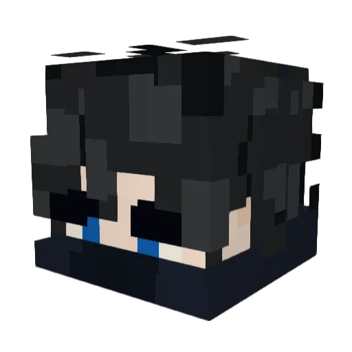 WillUnderhill Minecraft avatar head, 3D render