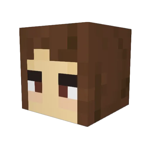Will_Itblend Minecraft avatar head, 3D render