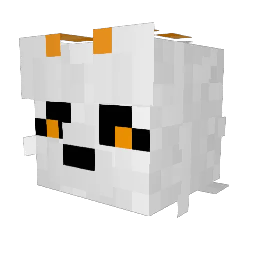 Will_O_Wispy Minecraft avatar head, 3D render