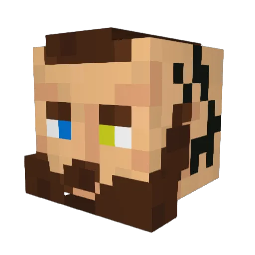 Will_Odinson Minecraft avatar head, 3D render