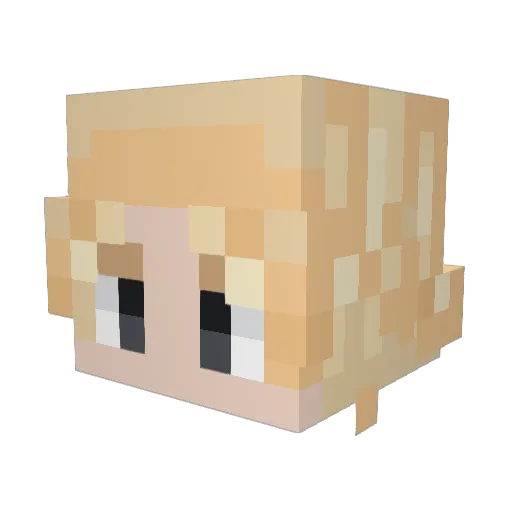 Will__G Minecraft avatar head, 3D render