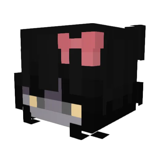Willaa06 Minecraft avatar head, 3D render
