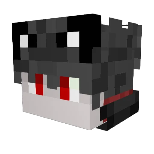 Willablepro Minecraft avatar head, 3D render