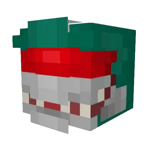 Willbrine13 Minecraft avatar head, 3D render
