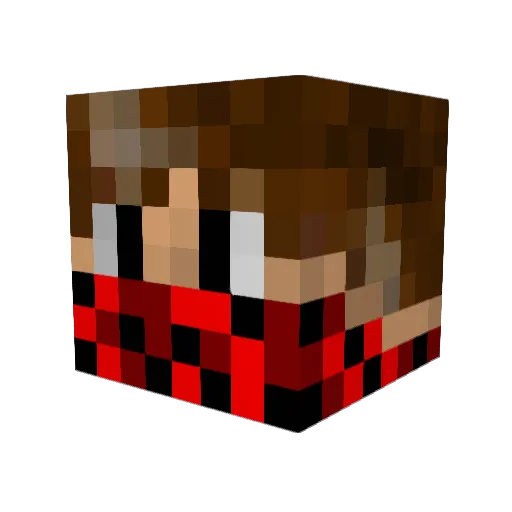 Willdabeast32 Minecraft avatar head, 3D render
