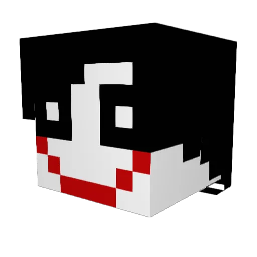 Willdeal Minecraft avatar head, 3D render