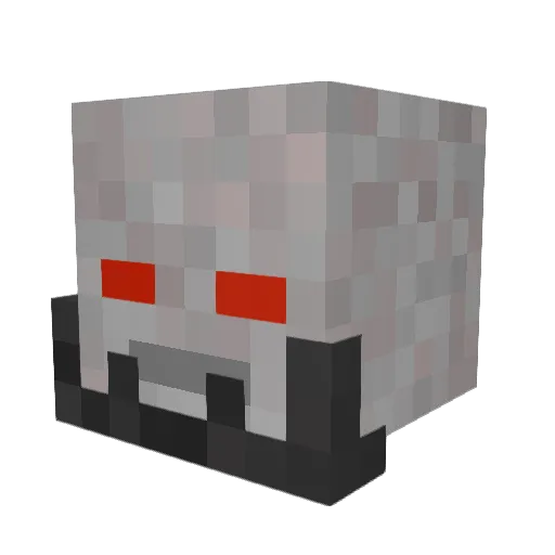 Willdrox Minecraft avatar head, 3D render