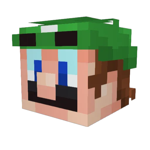 Wille_Lindfors Minecraft avatar head, 3D render