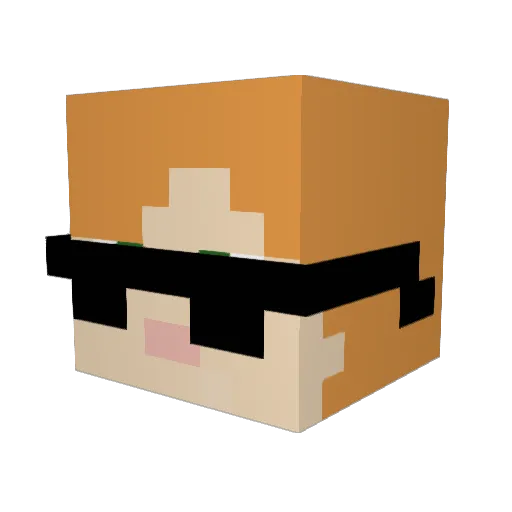 Willeeb69 Minecraft avatar head, 3D render