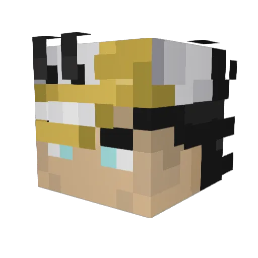 Willhard_Vychsen Minecraft avatar head, 3D render