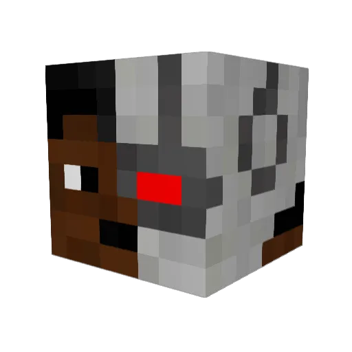 Willhasthedig Minecraft avatar head, 3D render