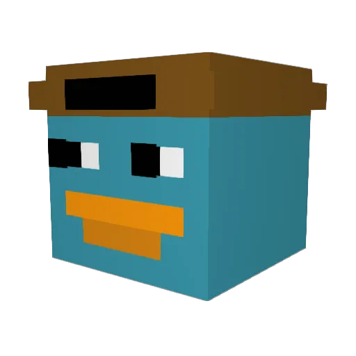 Willi2008 Minecraft avatar head, 3D render