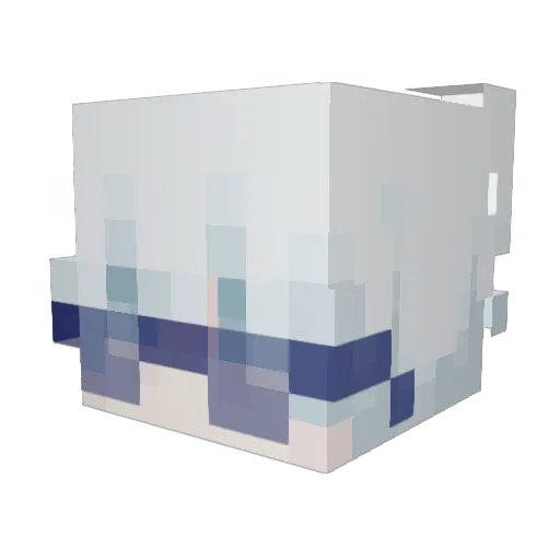 WilliFried Minecraft avatar head, 3D render