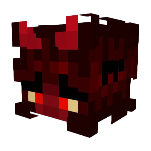 WilliHand11 Minecraft avatar head, 3D render