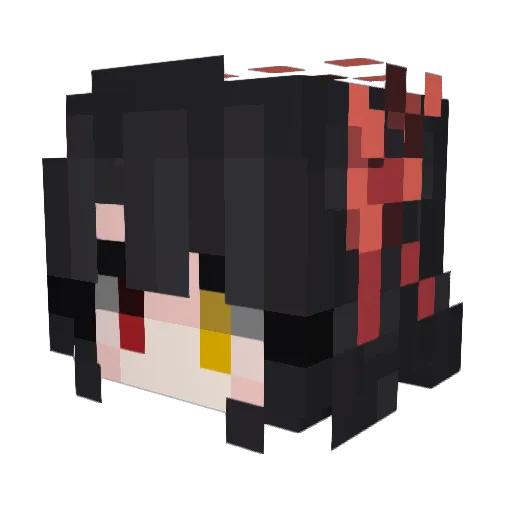 William410322 Minecraft avatar head, 3D render