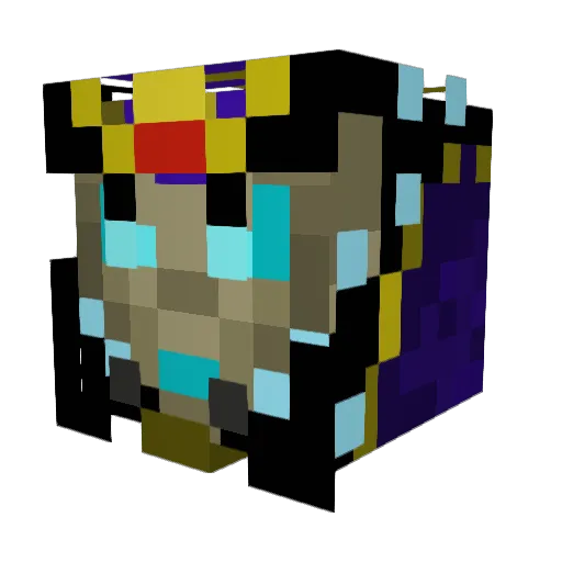 WilliamMBTK Minecraft avatar head, 3D render