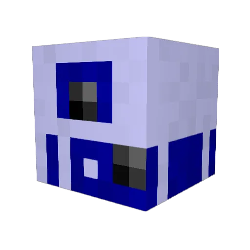 WilliamMunny Minecraft avatar head, 3D render