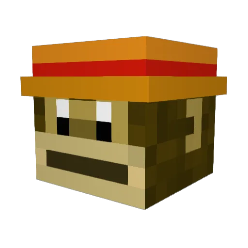 WilliamRune Minecraft avatar head, 3D render