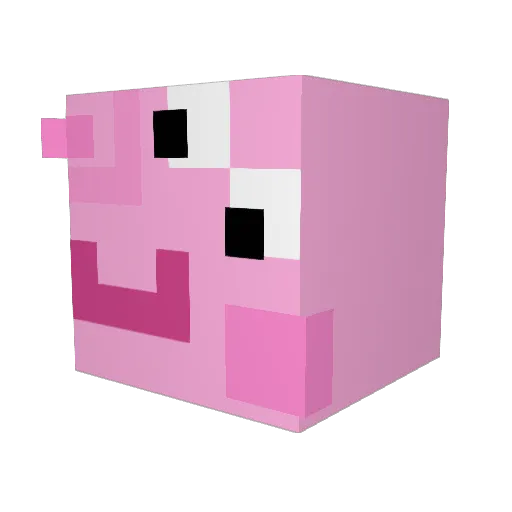 William_Cymru Minecraft avatar head, 3D render